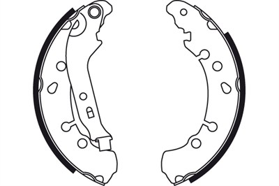 FREN BALATASI PABUÇLU ARKA TOYOTA YARIS 1.0 VVT-İ 05-11, 1.3 VVT-İ 05-10, 1.33 VVT-İ 08-11 