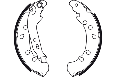 FREN BALATASI PABUÇLU ARKA TOYOTA YARIS 1.0 VVT-İ 05-11, 1.3 VVT-İ 05-10, 1.33 VVT-İ 08-11 