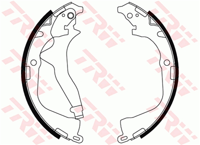 FREN BALATASI PABUÇLU ARKA VOLKSWAGEN AMAROK 2.0 TSİ 10-16, 2.0 TDİ 10-13, 2.0 TDİ 4MOTİON 12=>, 2.0 BİTDİ 11=>, 2.0 BİTDİ 4MOTİON 11=> 