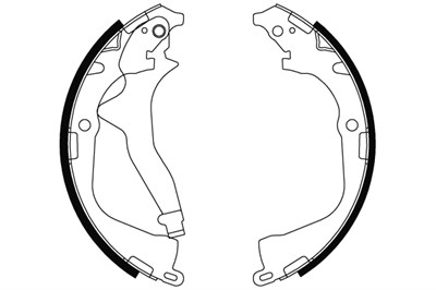 FREN BALATASI PABUÇLU ARKA VOLKSWAGEN AMAROK 2.0 TSİ 10-16, 2.0 TDİ 10-13, 2.0 TDİ 4MOTİON 12=>, 2.0 BİTDİ 11=>, 2.0 BİTDİ 4MOTİON 11=> 