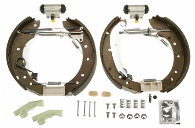 FREN BALATASI PABUÇLU KİT ARKA CITROEN JUMPY 1.6 HDİ 8V 07=>, 1.6 HDİ 16V 07=> 