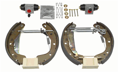 FREN BALATASI PABUÇLU KİT ARKA GS8542 + BWD119 (2Adet) + Aksesuar ile beraber OPEL ASTRA F 1.4 İ 91-98, 1.4 91-98, 1.4 Sİ 92-98, 1.4 İ 16V 96-98, 1.6 İ 92-98, 1.6 İ 16V 94-98, 1.7 D 92-98, CORSA B 1.0 İ 12V 96-00, 1.2 İ 93-00, 1.2 İ 16V 98-00, 1.4-1.