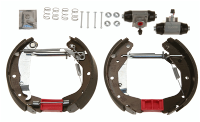 FREN BALATASI PABUÇLU KİT ARKA GS8543 + BWD119 (2Adet) + Aksesuar ile beraber OPEL ASTRA F 1.4 91-98, 1.6 İ 92-98, 1.6 95-98, 1.6 İ 16V 94-98, 1.8 İ 92-98, 1.8 İ 16V 94-98, 2.0 İ 92-98, 1.7 D 92-98, 1.7 TD 94-98, COMBO 1.4 94-01, VECTRA A 1.6 92-93, 