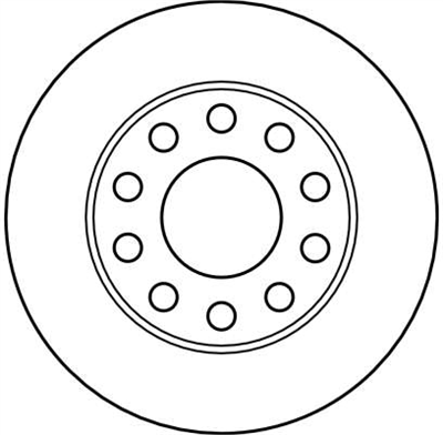 FREN DİSKİ ARKA 10 BİJON, BOYALI, 245 MM AUDI A4 1.6 00-04, 1.8 T 00-04, 1.8 T QUATTRO 00-04, 2.0 00-04, 2.0 FSİ 02-04, 1.9 TDİ 00-04, 2.5 TDİ 01-04 