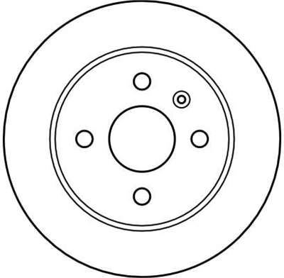 FREN DİSKİ ARKA 4 BİJON, BOYALI, 240 MM OPEL ASTRA G HB 1.6 16V 98-05, 2.0 Dİ 98-05, 1.4 16V 07-09 