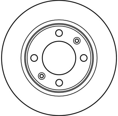 FREN DİSKİ ARKA 4 BİJON, BOYALI, 247 MM PEUGEOT 405 I 1.9 87-92 