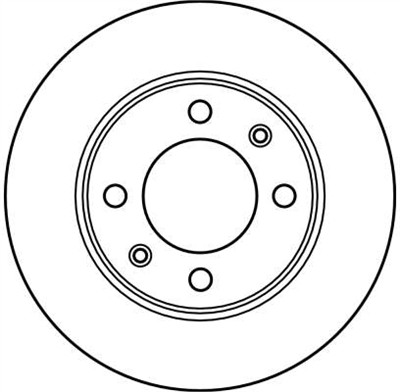 FREN DİSKİ ARKA 4 BİJON, BOYALI, 247 MM CITROEN SAXO 1.6 96-04, 1.6 VTS 96-03 