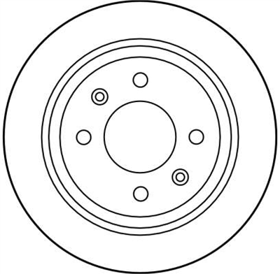 FREN DİSKİ ARKA 4 BİJON, BOYALI, 258 MM SAAB 900 I 20 C 79-88, 2.0 İ 80-90, 2.0 T 86-91 