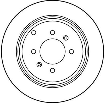 FREN DİSKİ ARKA 4 BİJON, BOYALI, 290,5 MM PEUGEOT 406 1.6 95-04, 1.8 16V 00-04, 1.9 D 96-04, 1.9 TD 95-04, 2.0 16V 95-04, 2.0 T 96-04 