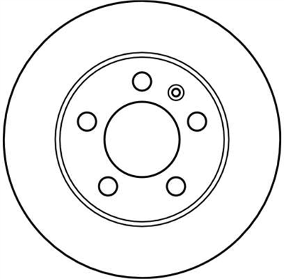 FREN DİSKİ ARKA 5 BİJON, BOYALI, 239 MM AUDI A3 1.8 T QUATTRO 96-03 
