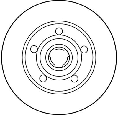 FREN DİSKİ ARKA 5 BİJON, BOYALI, 245 MM AUDI A4 1.6 94-00 