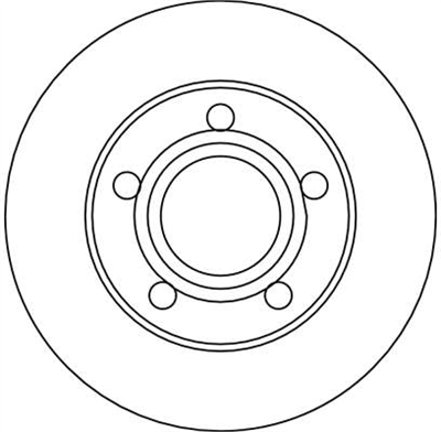 FREN DİSKİ ARKA 5 BİJON, BOYALI, 245 MM AUDI A6 1.8 T QUATTRO 97-05 