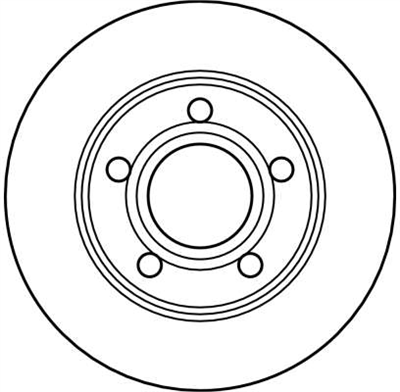 FREN DİSKİ ARKA 5 BİJON, BOYALI, 255 MM AUDI A6 1.8 T QUATTRO 97-05 