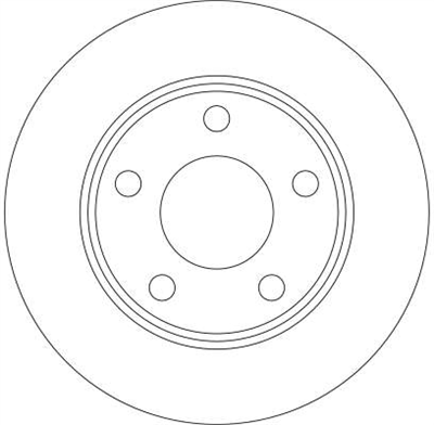 FREN DİSKİ ARKA 5 BİJON, BOYALI, 255 MM AUDI A6 2.8 QUATTRO 99-01, 2.5 TDİ QUATTRO 00-05 