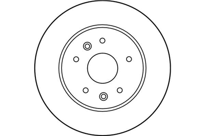 FREN DİSKİ ARKA 5 BİJON, BOYALI, 265 MM RENAULT LAGUNA 2.0 95-01 