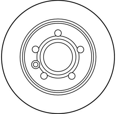 FREN DİSKİ ARKA 5 BİJON, BOYALI, 268 MM FORD GALAXY 2.0 İ 95-06, 2.3 16V 97-06, 2.8 İ V6 95-00, 1.9 TDİ 95-06 