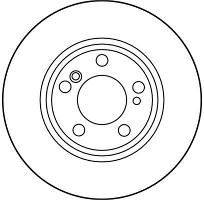 FREN DİSKİ ARKA 5 BİJON, BOYALI, 278 MM MERCEDES-BENZ C SERİSİ C 200-230 KOMPRESSOR 95-00 