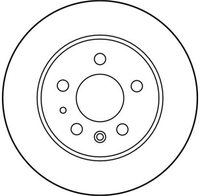 FREN DİSKİ ARKA 5 BİJON, BOYALI, 279 MM MERCEDES-BENZ SEDAN 200 76-85, 230 76-81, 230 E 80-85, 250 76-85, 280 76-81, 280 E 76-85, 200 D 76-85, 220 D 76-79, 240 D 76-85, 300 D 76-85, 300 TD 81-85 