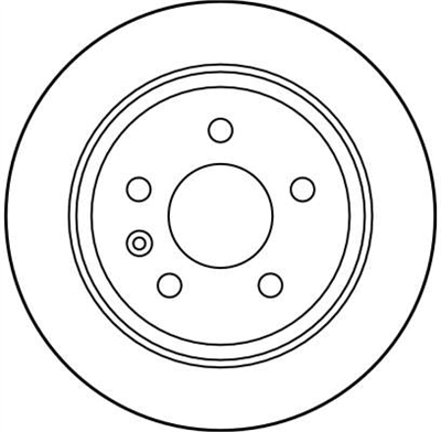 FREN DİSKİ ARKA 5 BİJON, BOYALI, 280 MM MERCEDES-BENZ V SERİSİ V 230 96-03 