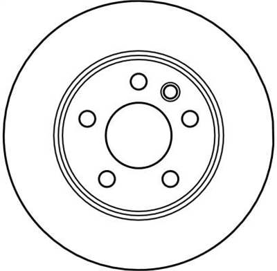 FREN DİSKİ ARKA 5 BİJON, BOYALI, 280 MM VOLKSWAGEN TRANSPORTER IV 1.8 90-92, 2.0-2.5 90-93, 2.8 VR6 95-03, 1.9 D 90-95, 1.9 TD 92-03, 2.4 D 90-03, 2.5 TDİ 95-03 