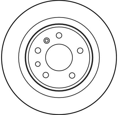 FREN DİSKİ ARKA 5 BİJON, BOYALI, 286 MM OPEL OMEGA B 2.0 94-00, 2.5 TD 94-03, 2.6 V6 00-03, 3.0 V6 94-01 