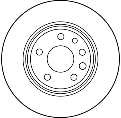 FREN DİSKİ ARKA 5 BİJON, BOYALI, 286 MM OPEL VECTRA B 2.0 İ 95-02, 2.5 İ V6 95-00 
