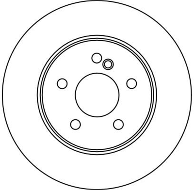 FREN DİSKİ ARKA 5 BİJON, BOYALI, 290 MM MERCEDES-BENZ E SERİSİ E 320 96-03 