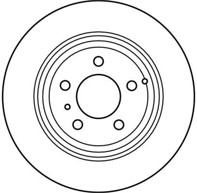 FREN DİSKİ ARKA 5 BİJON, BOYALI, 295 MM VOLVO 850 2.0 91-96 