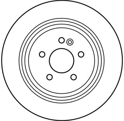 FREN DİSKİ ARKA 5 BİJON, BOYALI, 331,5 MM MERCEDES-BENZ M SERİSİ ML 320 98-02, ML 350 02-05, ML 430 98-05, ML 500 01-05, ML 270 CDİ 99-05, ML 400 CDİ 01-05 