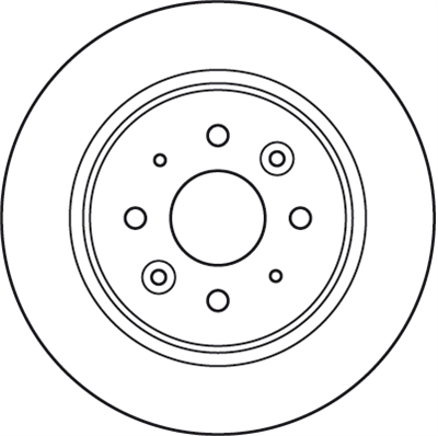 FREN DİSKİ ARKA BOYALI, 4 BİJON, 261 MM KIA SHUMA II 1.5-1.8 İ 16V 97-01, 1.6 01-01, CERATO SEDAN 1.8 01-04 