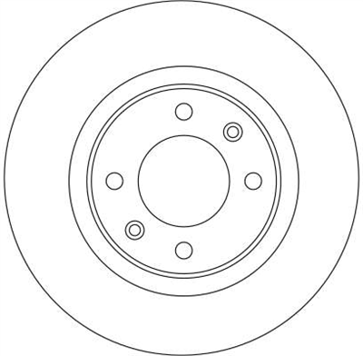 FREN DİSKİ ARKA BOYALI, 4 BİJON, 276 MM CITROEN C5 I 2.2 HDİ 01-04, 2.0 HDİ 01-04, 1.8-2.0 16V 01-04, 2.0 16V HPİ 01-04 
