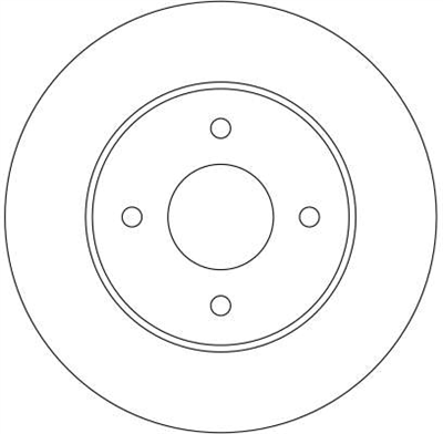 FREN DİSKİ ARKA BOYALI, 4 BİJON, 278 MM NISSAN PRIMERA 1.6-2.0 16V 96-01, 1.8 16V 99-01, 2.0 TD 96-01 