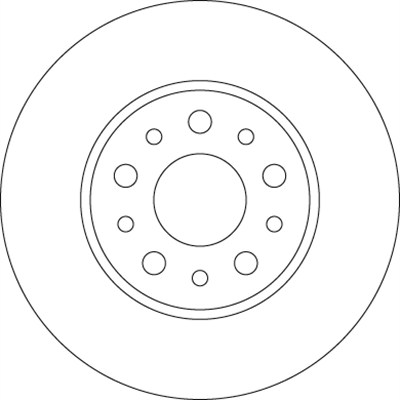 FREN DİSKİ ARKA BOYALI, 5 BİJON, 251 MM FIAT EGEA 500L 0.9-.4 12=>, 1.3 D MULTİJET 12=>, 1.6 D MULTİJET 12-18 