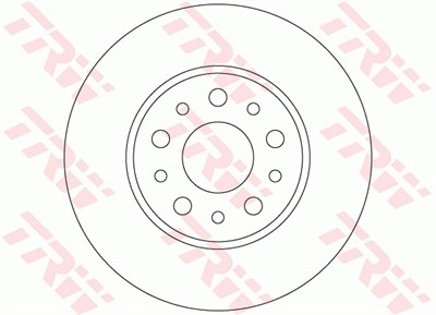 FREN DİSKİ ARKA BOYALI, 5 BİJON, 251 MM FIAT EGEA 500L 0.9-.4 12=>, 1.3 D MULTİJET 12=>, 1.6 D MULTİJET 12-18 