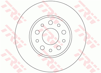 FREN DİSKİ ARKA BOYALI, 5 BİJON, 251 MM FIAT EGEA 500L 0.9-.4 12=>, 1.3 D MULTİJET 12=>, 1.6 D MULTİJET 12-18 