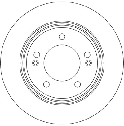 FREN DİSKİ ARKA BOYALI, 5 BİJON, 262 MM KIA SOUL II 1.6 CVVT 14=>, 1.6 GDİ 14=>, 1.6 CRDİ 4=> 