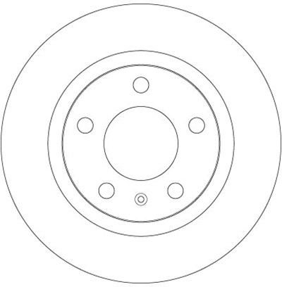 FREN DİSKİ ARKA BOYALI, 5 BİJON, 264 MM OPEL CORSA 1.4 12-14, 1.6 T 06-14, 1.7 CDTİ 06-14, CORSA E 1.0-1.2-1.4 14=>, 1.4-1.6 T 15=>, 1.3 CDTİ 14=> 
