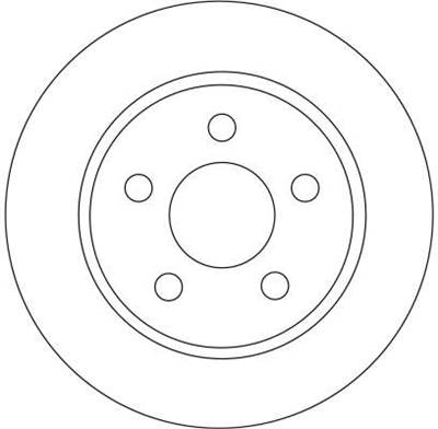 FREN DİSKİ ARKA BOYALI, 5 BİJON, 265 MM FORD C-MAX 1.6-1.8 07-10, 1.6 TDCİ 07-10, 2.0 TDCİ 08-10, FOCUS II 1.4-1.6-2.0 04-12, 1.6 Tİ 04-12, 1.8 06-12, 1.6-2.0 TDCİ 04-12 