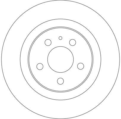 FREN DİSKİ ARKA BOYALI, 5 BİJON, 272 MM CITROEN C8 2.0-2.2 02=>, 2.0 16V 05=>, 3.0 V6 02=>, 2.0-2.2 HDİ 02=> 