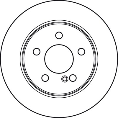 FREN DİSKİ ARKA BOYALI, 5 BİJON, 278 MM MERCEDES-BENZ C SERİSİ C 180 KOMPRESSOR 07-14, C 180 CGİ 07-14, C 200 CDİ 07-14 