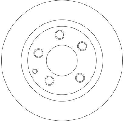 FREN DİSKİ ARKA BOYALI, 5 BİJON, 280 MM MAZDA 6 HB 1.8-2.0 02-07, 2.0 Dİ 02-07, 2.3 02-07 