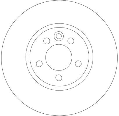 FREN DİSKİ ARKA BOYALI, 5 BİJON, 280 MM ROVER 75 2.0 CDT 99-05 