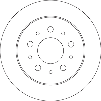 FREN DİSKİ ARKA BOYALI, 5 BİJON, 280 MM CITROEN JUMPER 2.2 HDİ 06=>, 3.0 HDİ 06=> 