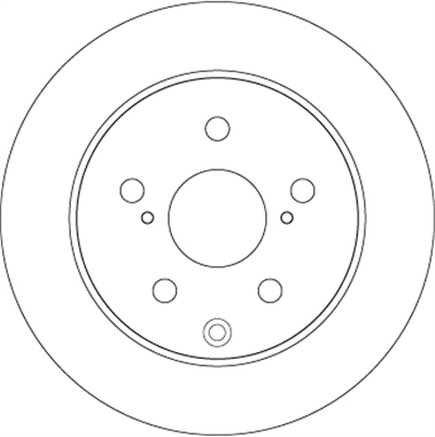FREN DİSKİ ARKA BOYALI, 5 BİJON, 281 MM TOYOTA RAV 4 III 2.2 D 08-13 
