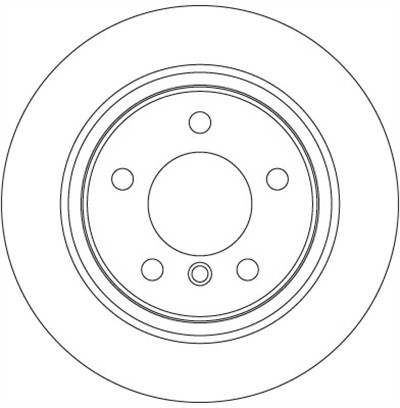 FREN DİSKİ ARKA BOYALI, 5 BİJON, 290 MM BMW 1 114 İ 12-15, 116-119 İ 11-19, 120 İ 15-16, 118 D 11-19 