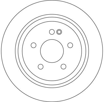 FREN DİSKİ ARKA BOYALI, 5 BİJON, 296 MM MERCEDES-BENZ VİTO 109 CDİ 03=> 
