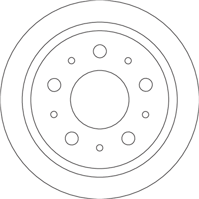 FREN DİSKİ ARKA BOYALI, 5 BİJON, 300 MM CITROEN JUMPER 2.2 HDİ 06=>, 3.0 HDİ 06=> 