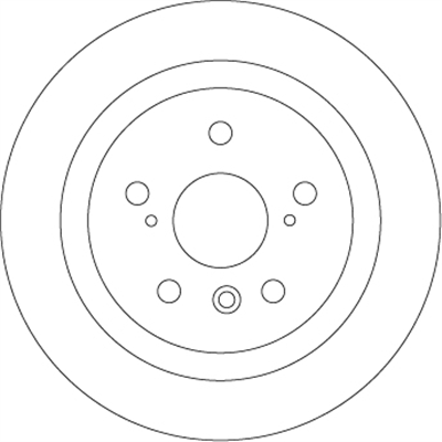 FREN DİSKİ ARKA BOYALI, 5BİJON, 288 MM TOYOTA CAMRY 2.2-3.0 91-96, 3.0 V6 96-01, 3.0 24V 96-01 