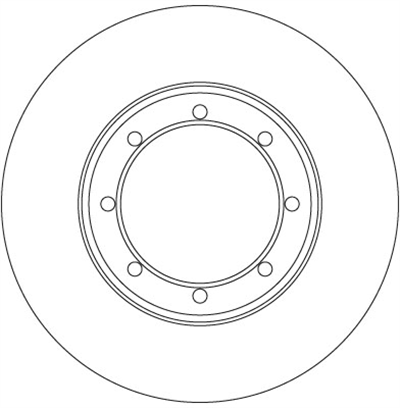 FREN DİSKİ ARKA BOYALI, 8 BİJON, 302 MM RENAULT MASTER III 2.3 DCİ 10=> 