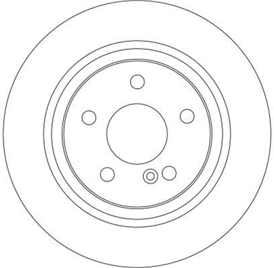 FREN DİSKİ ARKA BOYALI, 9 BİJON, 256 MM VOLKSWAGEN CADDY III SW 1.4 04-10 